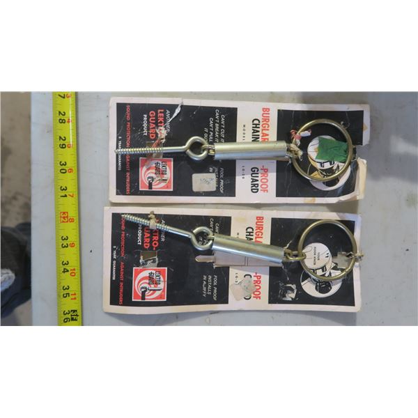 2 Burglar-Proof Chain Guards