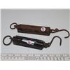 Image 1 : 2 Antique hanging scales (Chatillon's Improved, Henry Boker)