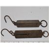 Image 2 : 2 Antique hanging scales (Chatillon's Improved, Henry Boker)