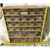 Image 2 : Yellow Storage organizer tower for screws/nuts/bots/nails/etc.