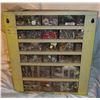 Image 4 : Yellow Storage organizer tower for screws/nuts/bots/nails/etc.