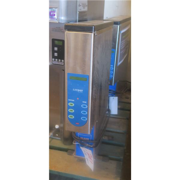 Sureshot Cream & Sugar Dispenser - Model: AC2-GP, 100-240v - working when removed