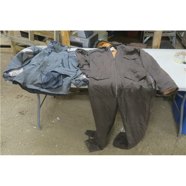Jacket & Insulated Coveralls w/ Hood - Both Size XL