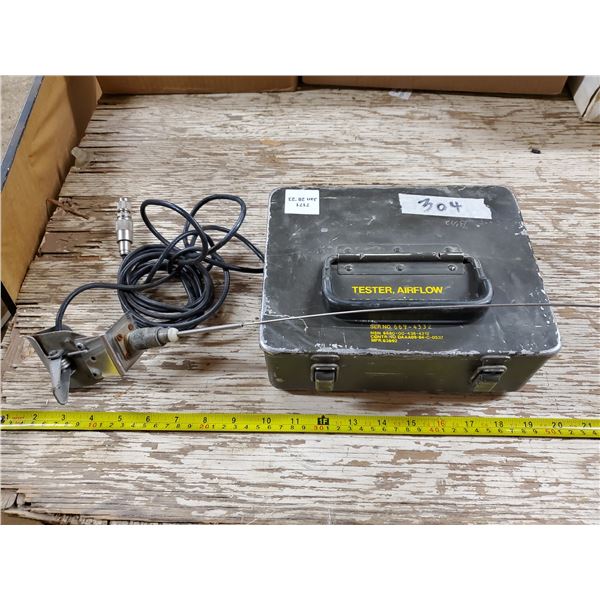GAS AIRFLOW TESTER & RADIO ANTENNA