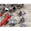 Image 3 : 3 FIRE HOSE NOZZLES, 1 FIRE HOSE WRENCH, 5 FIRE HOSE TO GARDEN ADAPTERS