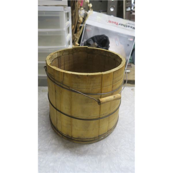 Vintage Wood Barrel