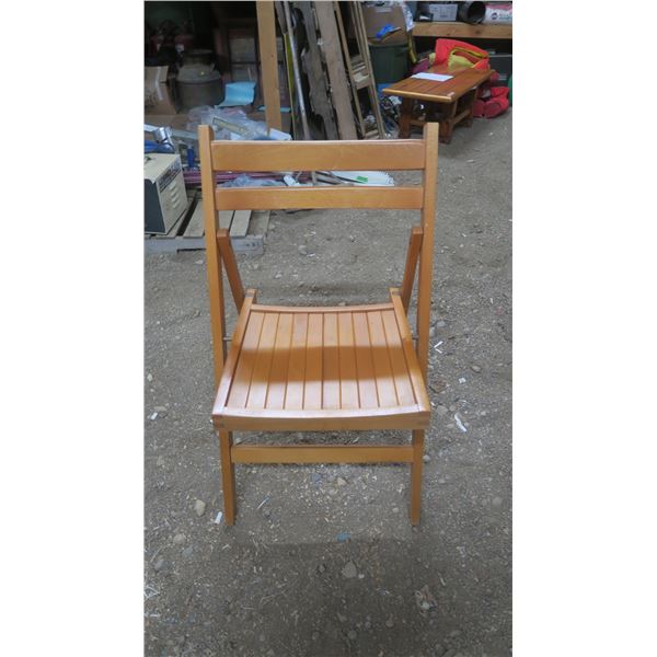 Wooden Folding Chair