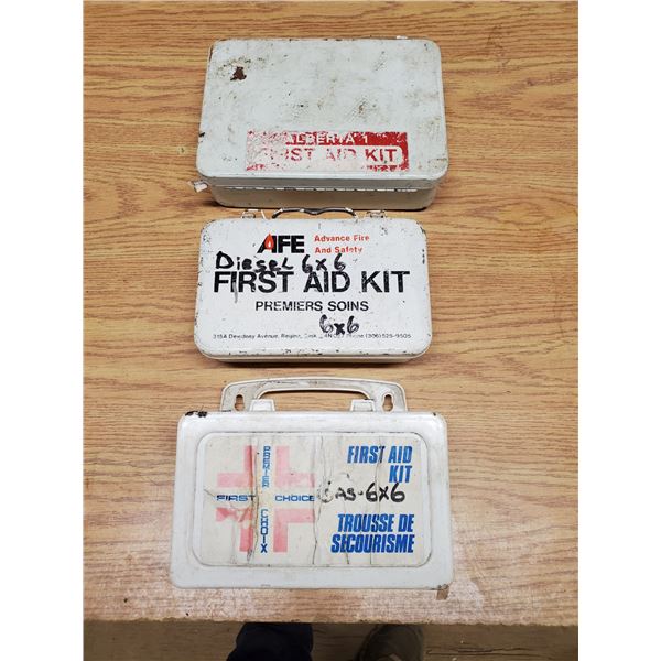 3 FIRST AID KITS