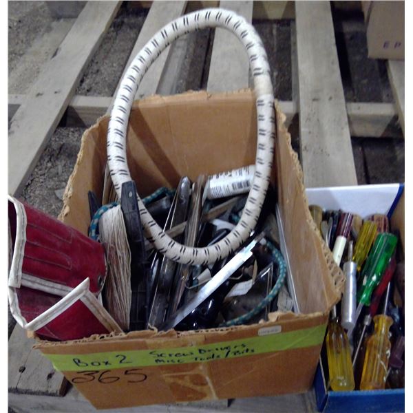 Screwdrivers and misc. tools/bits