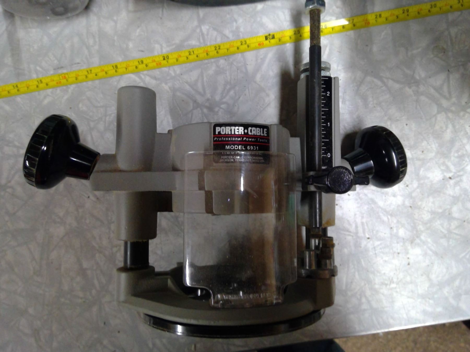 Router edge guide and contour finger, Craftsman commercial router ...