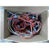 Image 2 : 2 sets of booster cables (12') 4 tie down straps, dry fire extinguisher