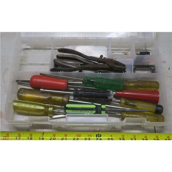 Lot of Screw Drivers & Misc. Tools