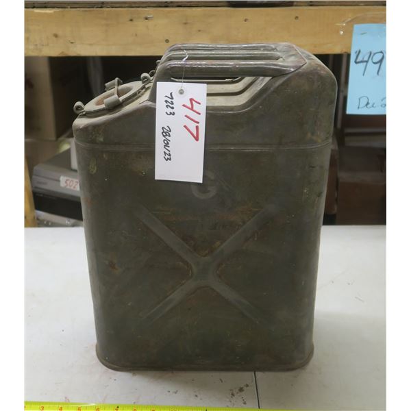 Antique "Jerry" Gas Can