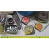 Image 3 : Assortedment of Tools - Drill Bits, Tape Measures, Sockets, Files, Etc.