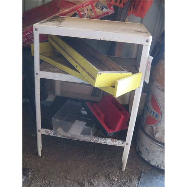 Metal Shelf & Misc.