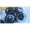 Image 1 : 4 Winter Tires on Steel 5 Bolt rims - 185 65 R18