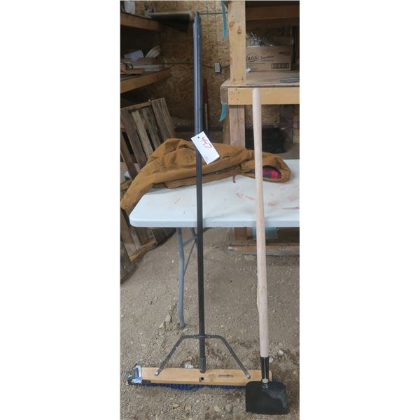 Shop Broom & Ice Chipper/Scraper