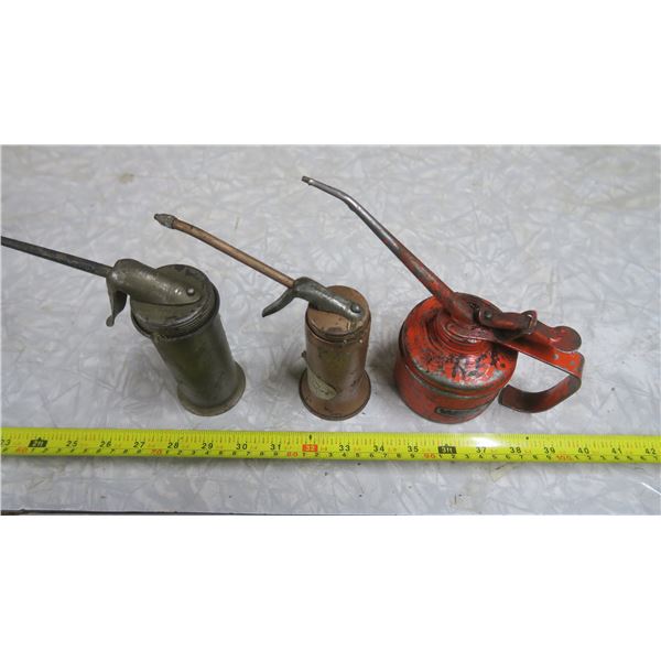 3 Oil Cans
