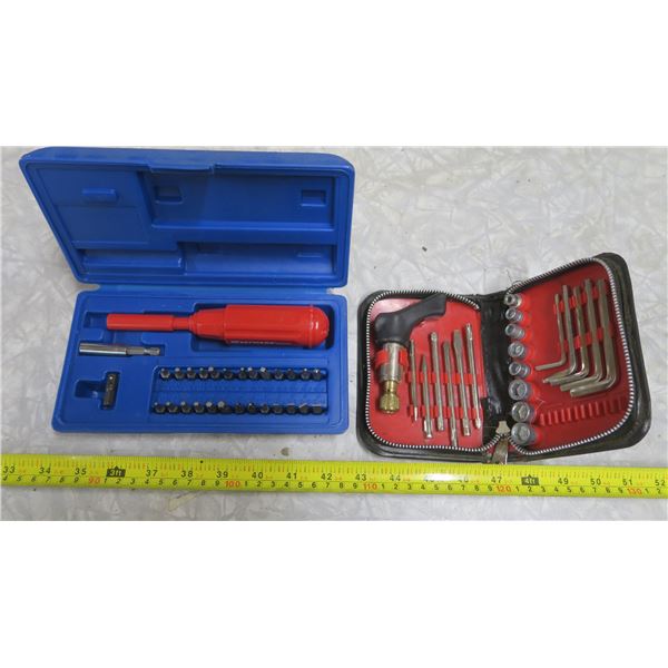Westward Screwdriver Set and Screwdriver/socket/allen key set