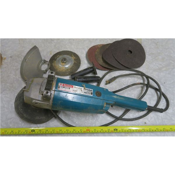 Makita 1600W Sander/Grinder with Accessories
