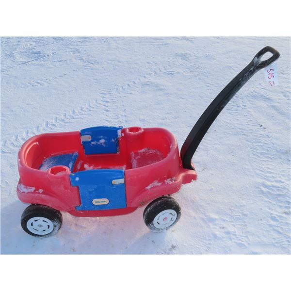 Little Tikes plastic wagon (good condition)