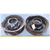 Image 1 : 2 Antique wheel rims (17.5" diameter)