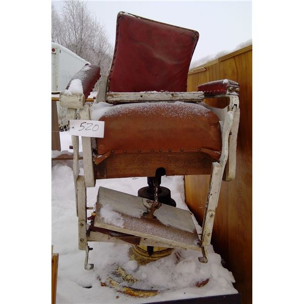 Vintage barber chair ( parts)