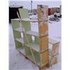Image 1 : Green shelving 11.25X 61.75X84 total)-2 pieces