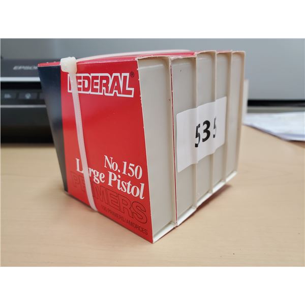 500 no. 150 large pistol primers (PAL required, CANNOT ship)