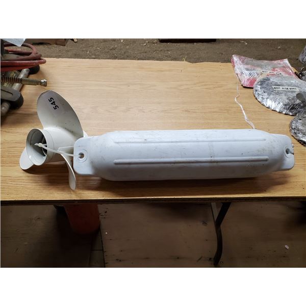 boat impeller 10 3/8 X 13 + boat dock bumper
