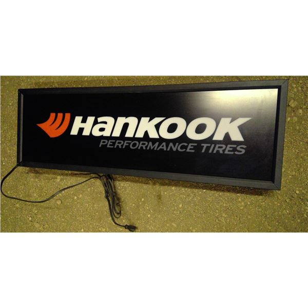 Hankok Lighted tire sign