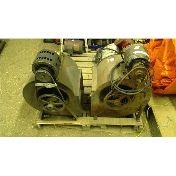 2 working furnace fans and motors