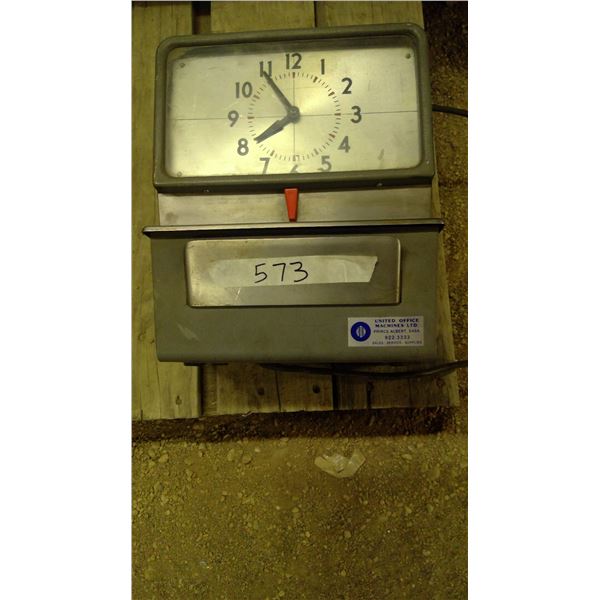 Time clock ( works) needs ribbon