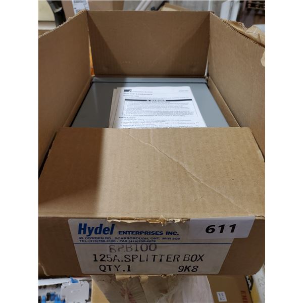 125 AMP SPLITTER BOX