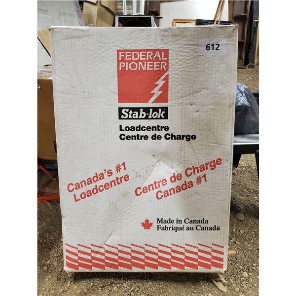 100 AMP BREAKER PANEL W/ BREAKERS