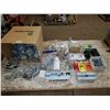 Image 1 : LARGE ASSORTMENT OF ELECTRICAL SUPPLIES - BREAKERS, BOXES, SWITCHES, PLATES, ETC