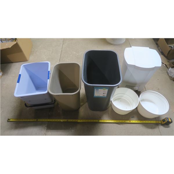 Garbage Cans and Plant Pots