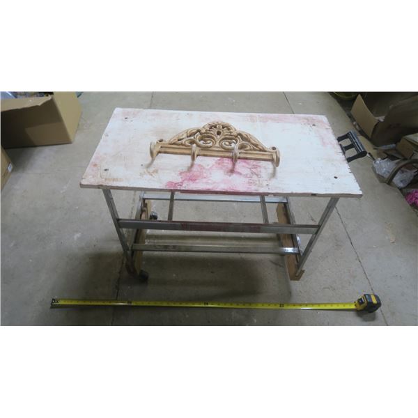 Wheeled Cart and Coat Hanger
