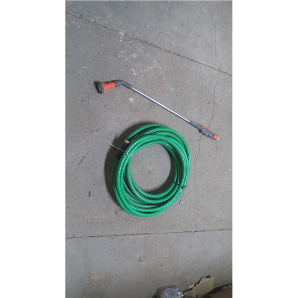 Water Hose and Sprayer