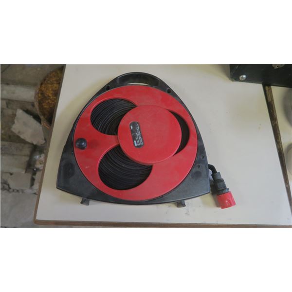 50ft Flat Hose with Reel and Nozzle