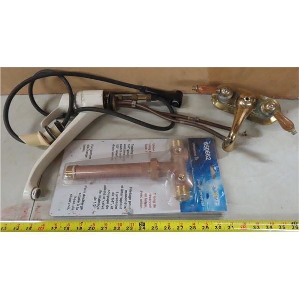 Lot of sink spouts, nozzles, etc.