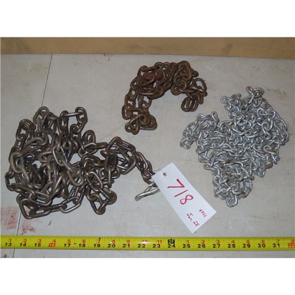 3 Metal Chains
