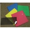 Image 1 : 5 Floor mats (Includes 4 colored puzzle mats 2ft x 2ft)