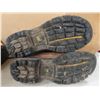Image 6 : 2 pairs of  Cat steel toe work boots (size: 10 1/2)