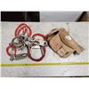 Image 1 : lot of safety cables + tool belt