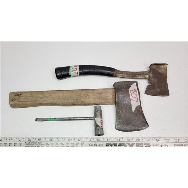 Hatchet, Axe & Chainsaw wrench