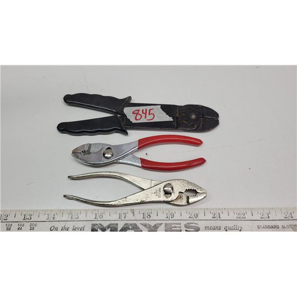 Wire crimper/stripper & pliers