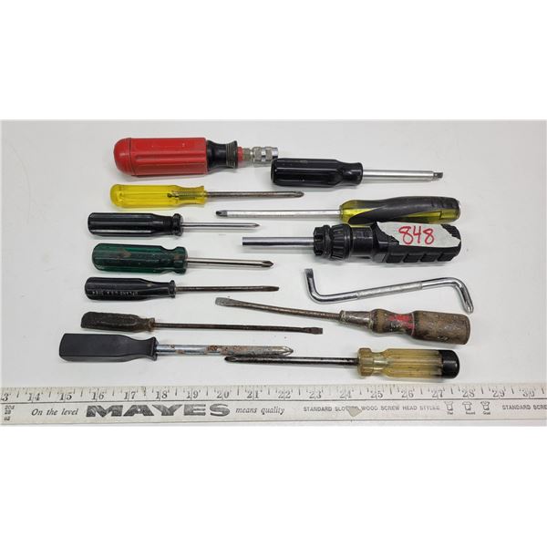 Assorted screwdrivers