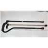 Image 2 : 3 Assorted canes, 2 adjustable and 1 wood