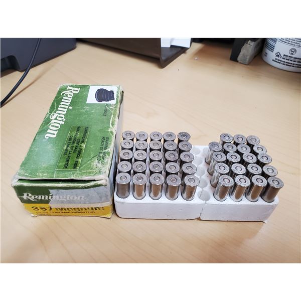 lot of 357 Magnum 158 grain semi wadcutter ammunition (cannot ship, PAL required)